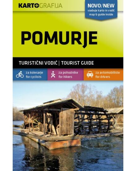 Cartographia Pomurje turistatérkép kalauzzal 3830048522533