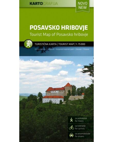 Cartographia Posavsko hribovje turistatérkép 3830048521116