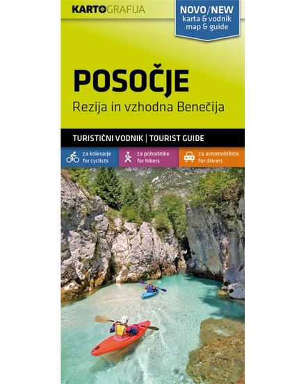 Cartographia Posocje turistatérkép kalauzzal 3830048522540