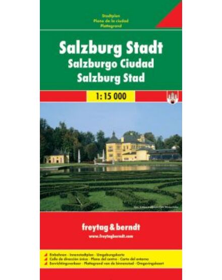 Cartographia Salzburg várostérkép (Freytag) 9783850841184