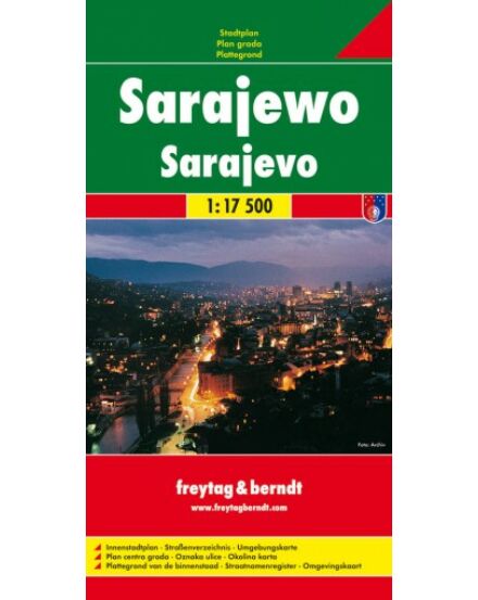 Cartographia Sarajevo várostérkép (Freytag) 9783850841641