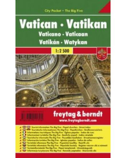 Cartographia Vatikán City Pocket várostérkép (Freytag) 9783707911725