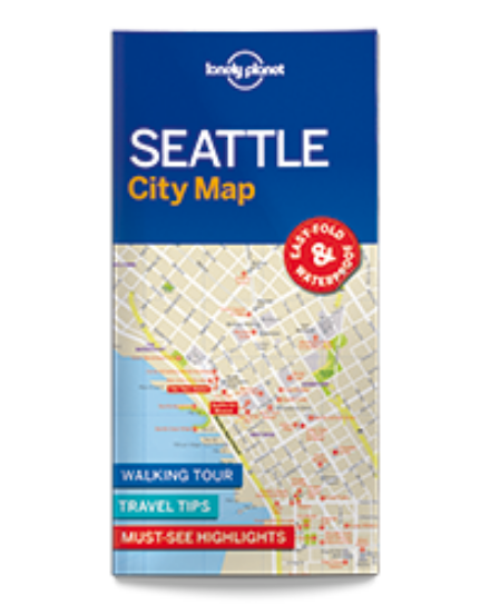 Cartographia  - Seattle laminált térkép Lonely Planet