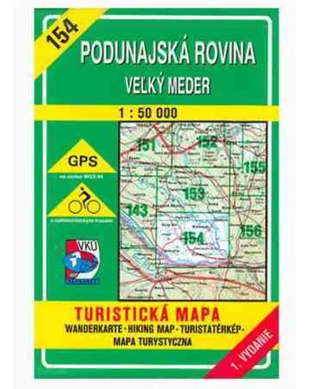 Cartographia HM154 Duna menti síkság, Nagymegyer turistatérkép 8586003321530