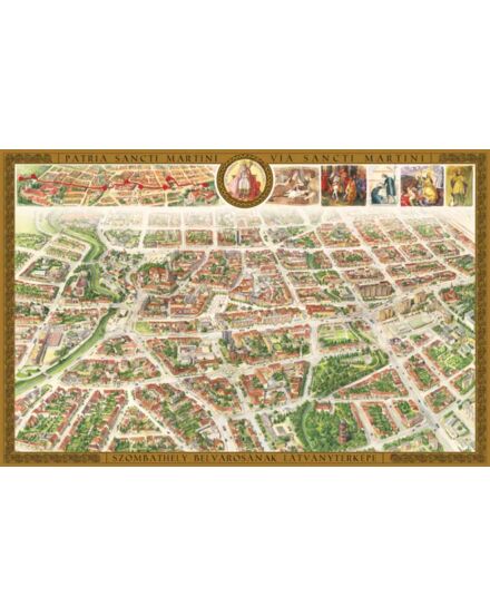 Cartographia  - Szombathely belvárosa látványtérkép