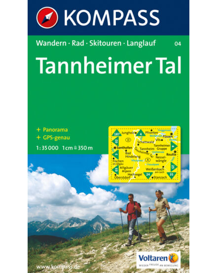 Cartographia  - KOMPASS Wanderkarten: Tannheimer Tal