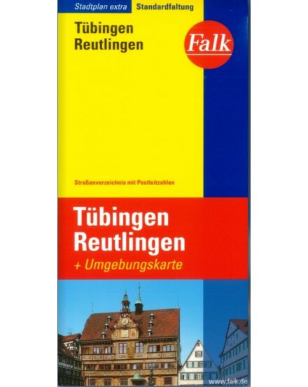 Cartographia Tübingen és Reutlingen Extra várostérkép 9783827926029