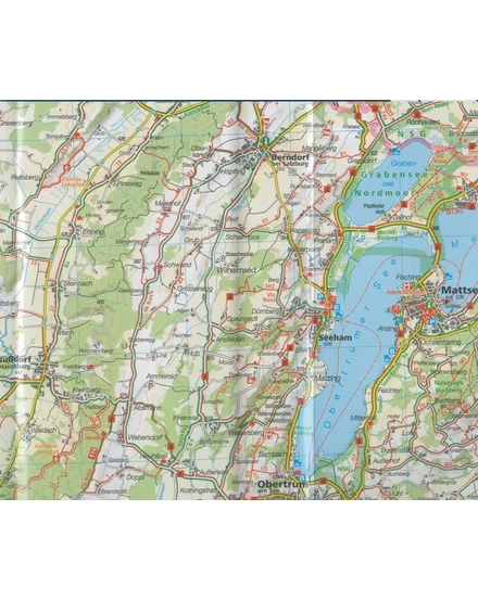 K 16 Traunstein, Waginger See turistatérkép