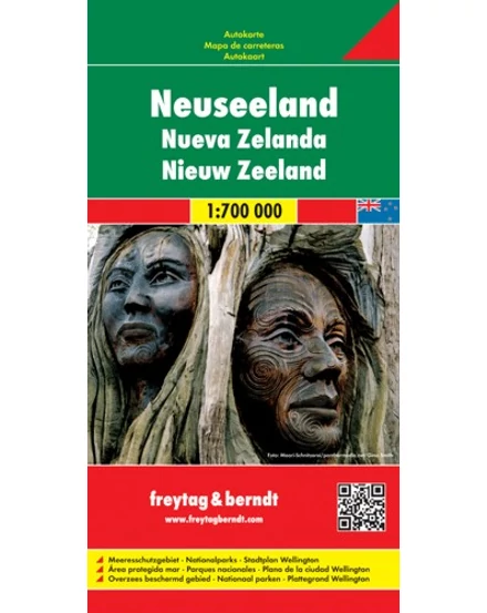 Cartographia Új-Zéland térkép (Freytag) 9783707914832