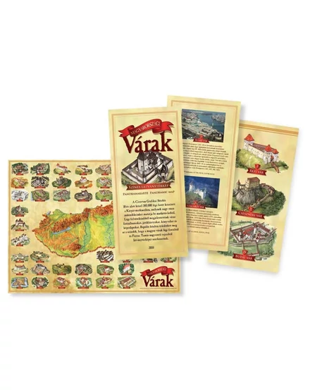 Cartographia Magyarországi várak látványtérkép 9786158008501