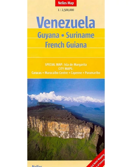 Cartographia Venezuela - Guyana - Suriname, Francia Guyana térkép 9783865742650