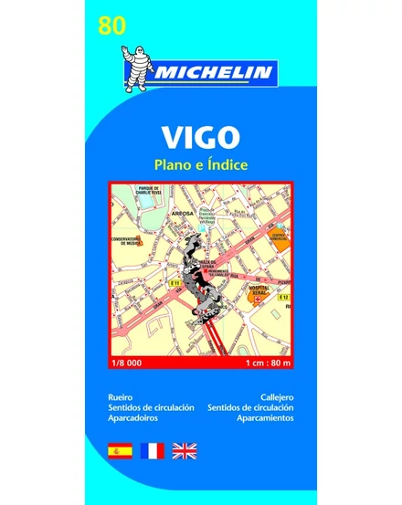 Cartographia Vigo várostérkép (80) 9782067127920