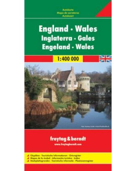Cartographia Anglia és Wales térkép (Freytag) 9783707905861