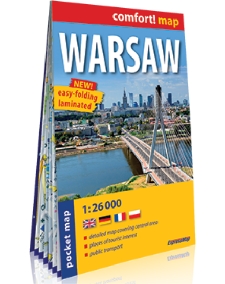 Cartographia  - Varsó Pocket Comfort térkép