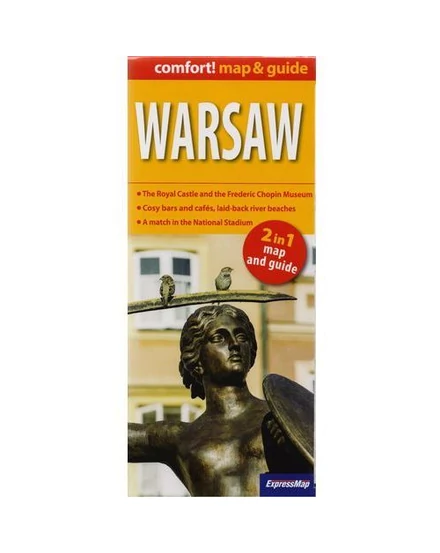 Cartographia Varsó (map&guide) térkép 9788375468588