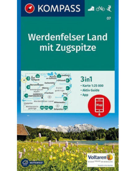 Cartographia K 07 Werdenfelser Land 2. turistatérkép 9783990443132