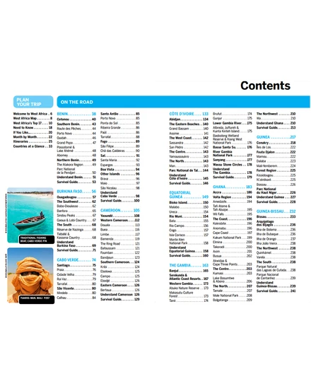 Nyugat-Afrika útikönyv Lonely Planet (angol)