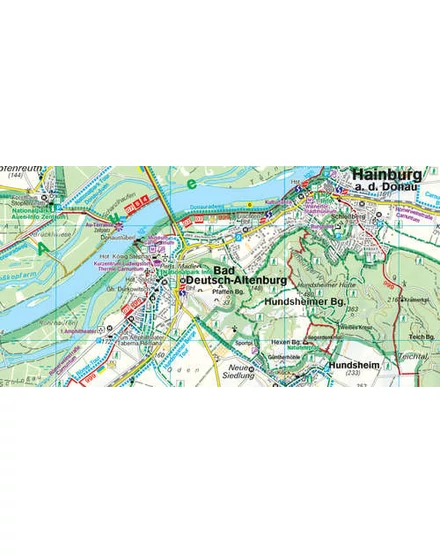 WK013 Nationalpark Donau-Auen-Lobau-Hainburg-Marchegg-Gänserndorf-Bruck a.d. Leitha turistatérkép (Freytag)