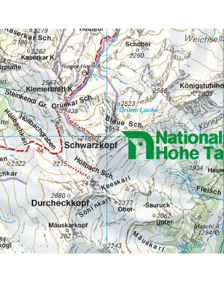 Cartographia  - WK120 Grossglockner-Kaprun- Zell am See turistatérkép