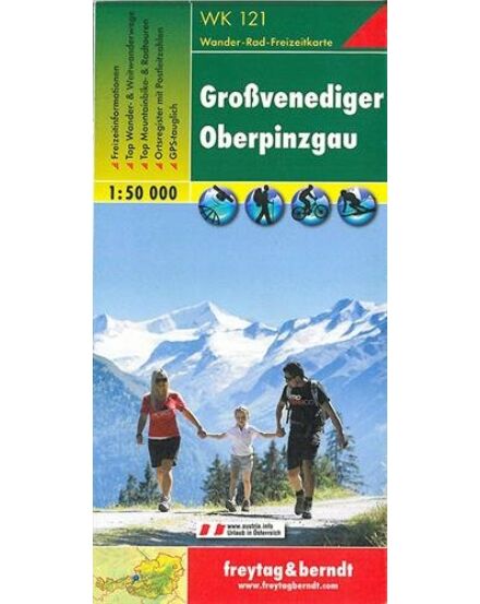 Cartographia  - WK121 Grossvenediger-Oberpinzgau turistatérkép