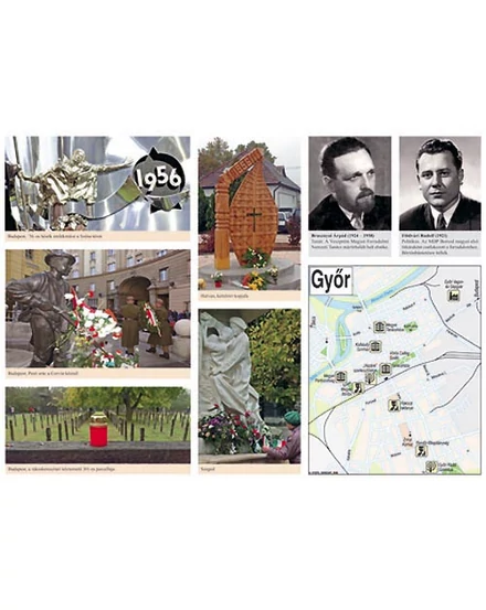 1956 - Forradalom és szabadságharc térkép