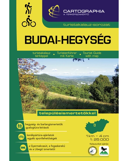 Cartographia Budai-hegység turistakalauza 9789633525739