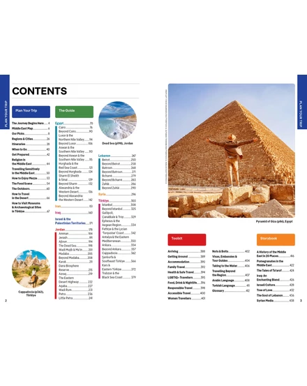 Közel-Kelet útikönyv Lonely Planet (angol)