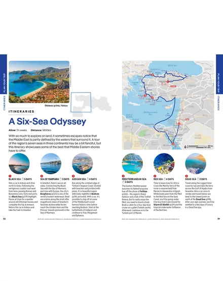 Közel-Kelet útikönyv Lonely Planet (angol)