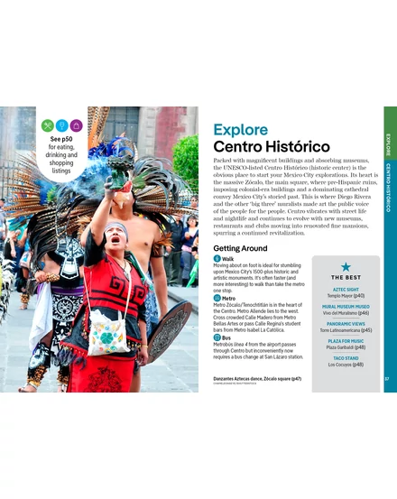 Cartographia Pocket Mexico City Lonely Planet (angol) 9781788682732