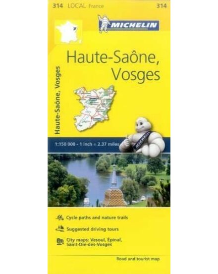 Cartographia Haute-Saone, Vosges - Franciaország résztérkép (Michelin 11314) 9782067210172