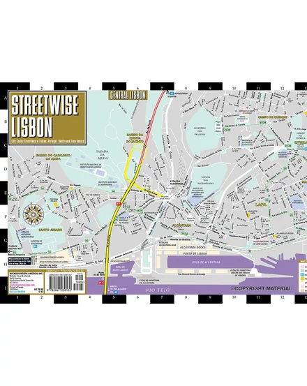 Lisszabon (streetwise) várostérkép