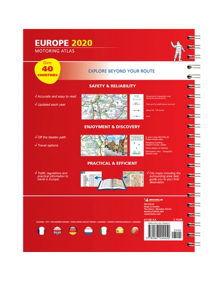 Európa atlasz A4 - Michelin
