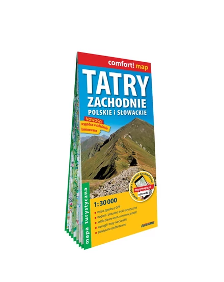 Cartographia Nyugat-Tátra (Zachodnie) turistatérkép 9788383553658