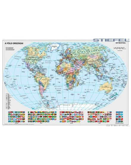 Cartographia A Föld országai / Gyermek világtérkép 68 X 49, fémléces - Stiefel 5998504390756