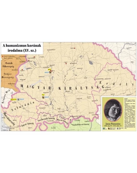 A magyar irodalom története térkép