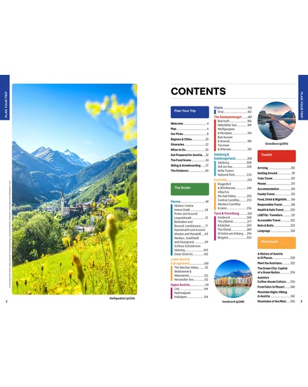 Ausztria útikönyv Lonely Planet (angol)