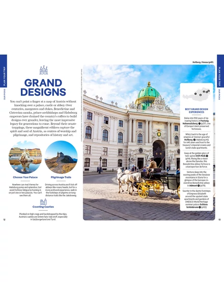 Ausztria útikönyv Lonely Planet (angol)