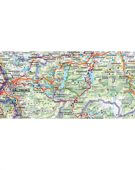 Cartographia  - Ausztria térkép, retro borítóval 