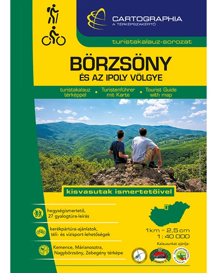 Cartographia Börzsöny és az Ipoly völgye turistakalauz 9789633531389