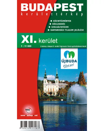 Cartographia Budapest XI. kerületének térképe - T.Press 9789639113183