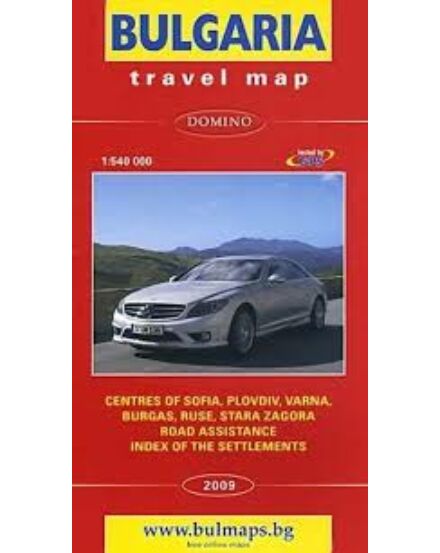 Cartographia Bulgária autótérkép 1:540 000 (angol) 9789546510600