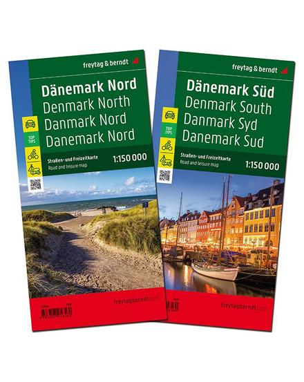 Cartographia Dánia 2 részes térképszett - Freytag 9783707916560