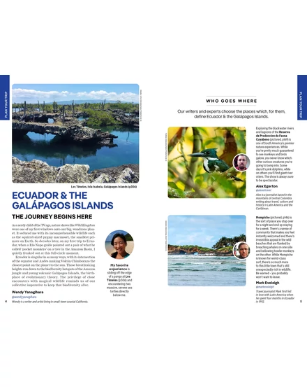 Ecuador és a Galápagos-szigetek útikönyv Lonely Planet (angol)