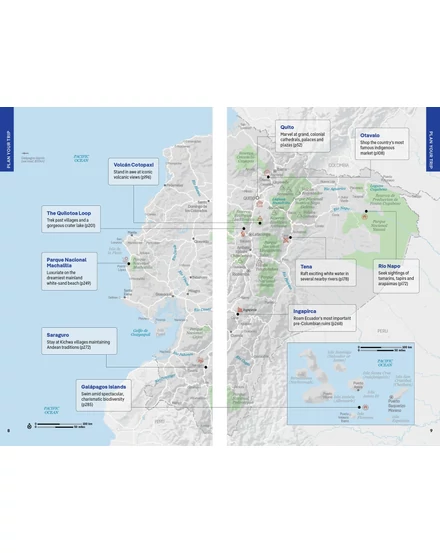 Ecuador és a Galápagos-szigetek útikönyv Lonely Planet (angol)