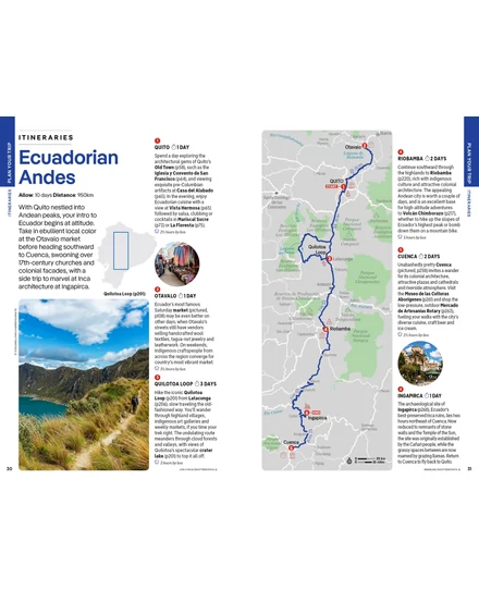 Ecuador és a Galápagos-szigetek útikönyv Lonely Planet (angol)