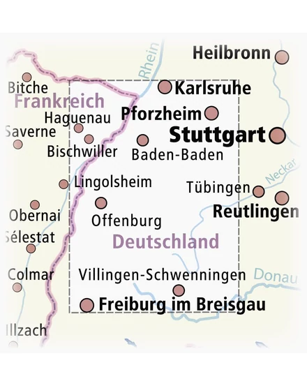 Cartographia  -  Északi Fekete-erdő kalandkalauz és térkép (PP0024)