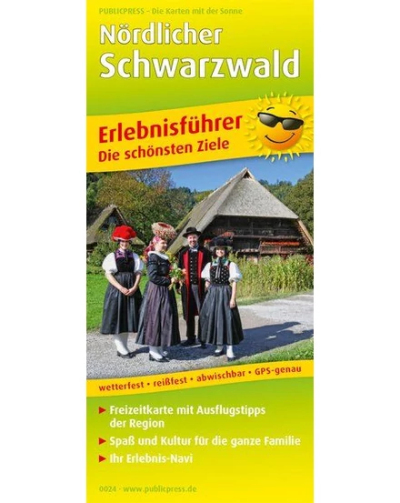 Cartographia Északi Fekete-erdő kalandkalauz és térkép (PP0024) - Freytag 9783747300244