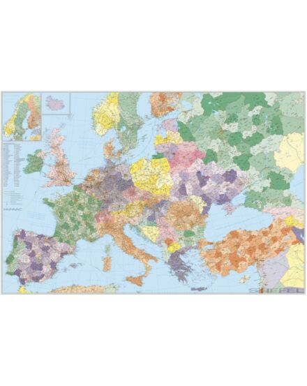 Cartographia Európa irányítószámos könyöklő - Stiefel 5998504317883