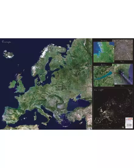 Cartographia Európa űrtérkép könyöklő - Stiefel 5998504311461