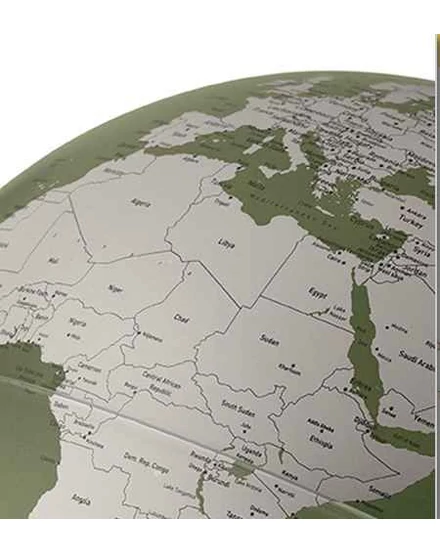 Cartographia Földgömb 30cm EVOLVE FERN GREEN, angol nyelvű - 8007239984943